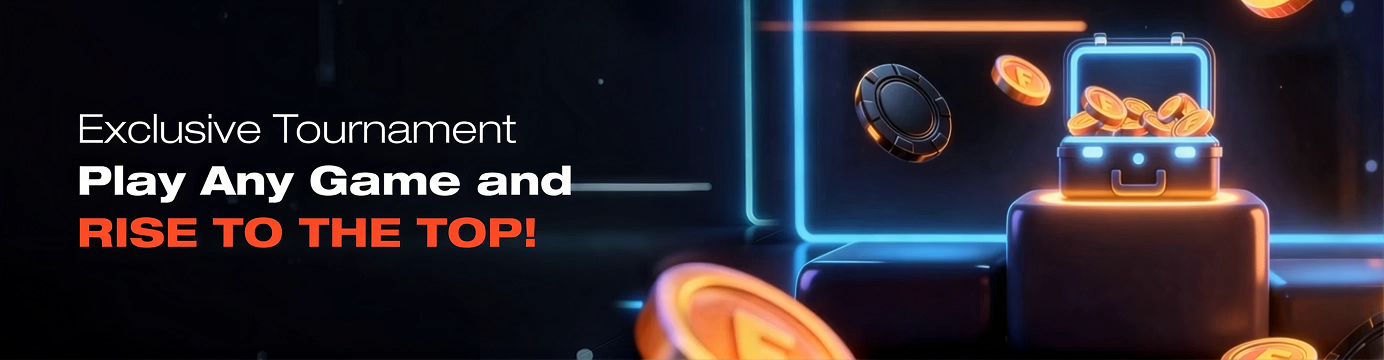 Exclusive tournament: play any game and rise to the top